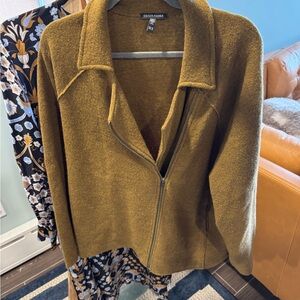 Eileen Fisher Brown Wool Jacket